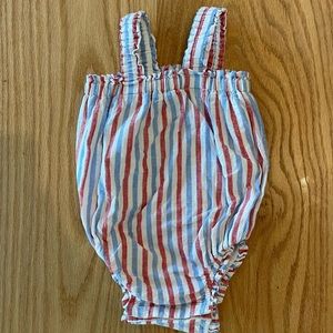 Red, white and blue GAP onesie 3-6 months worn once